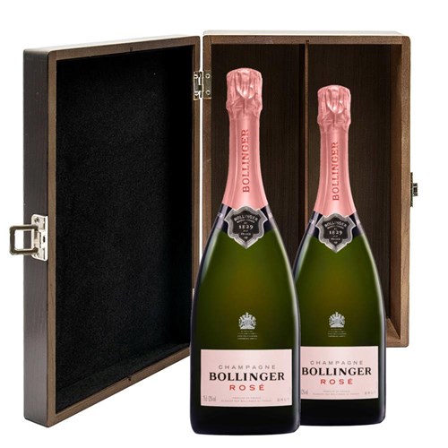 Bollinger Rose Champagne 75cl Double Luxury Gift Boxed Champagne